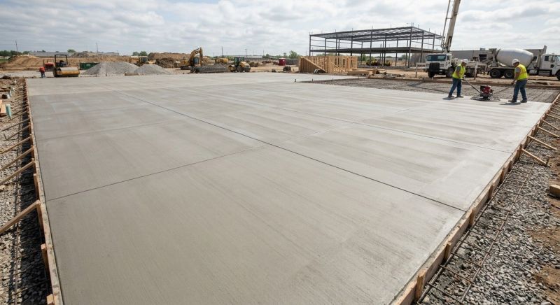 Commercial Slab Construction in Katy, TX