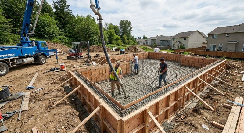 Cement Foundation Installation in Fort Worth, TX