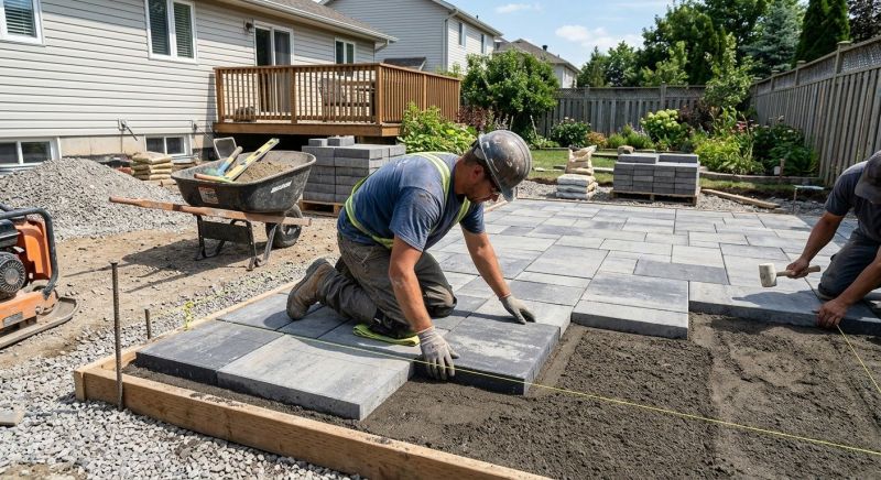 Cement Pavers Installation in Fairfield County, CT