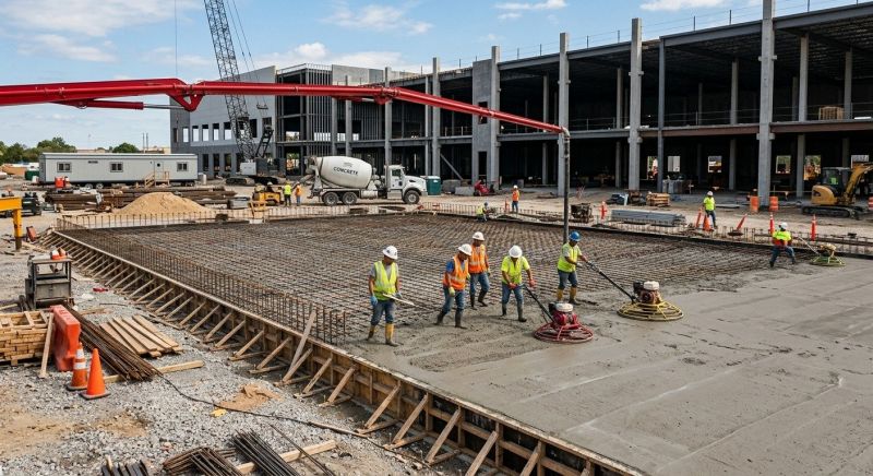Commercial Slab Installation in San Jose, CA