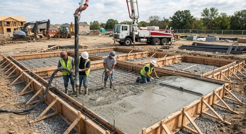 Concrete Foundation Pouring in Fort Wayne, IN