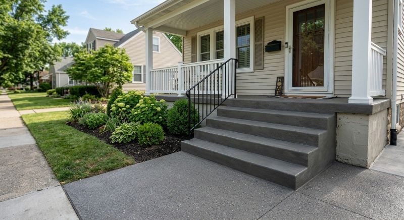 Concrete Steps Replacement in Sacramento, CA