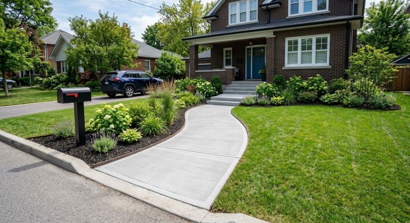 Concrete Walkway Installation in Denver, CO