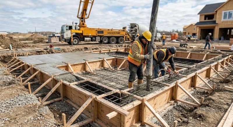 Foundation Pouring in Fort Worth, TX