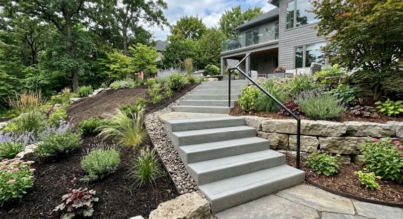 Poured Steps Installation in Sacramento, CA